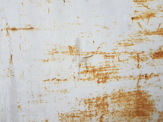 Old rusty iron door surface. Ideal for wallpaper decorate background concept with copy space area for text