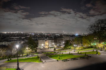 paris panorama butte montmartre 