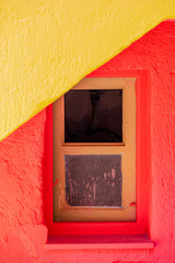 Bunte Hausdetails in Koutouloufari, Kreta