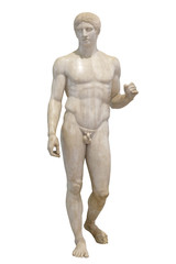 The Doryphoros statue.