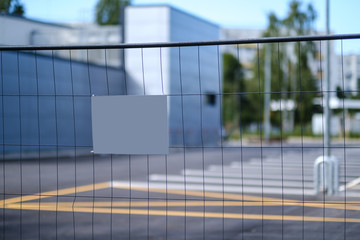 Obraz premium road signs industrial nature background