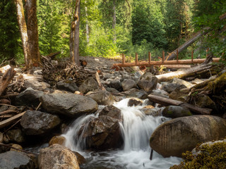 The Northern Cascade Range with Mount Baker and Maple Pass