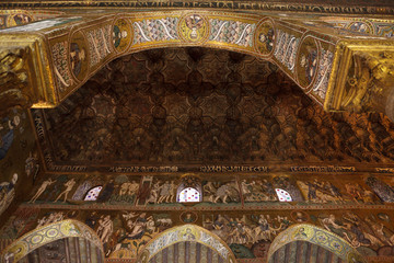 Fototapeta na wymiar Palatine Chapel (Cappella Palatina)