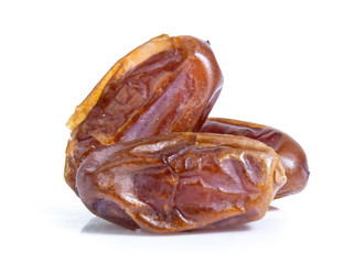 Dates palm isolated on white background