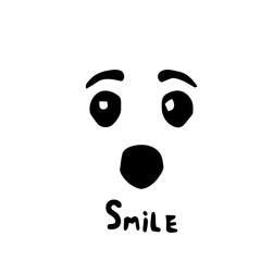 Smile font design