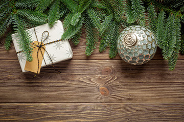 Boże Narodzenie - tło drewniane