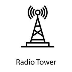  Radio Tower Vector 