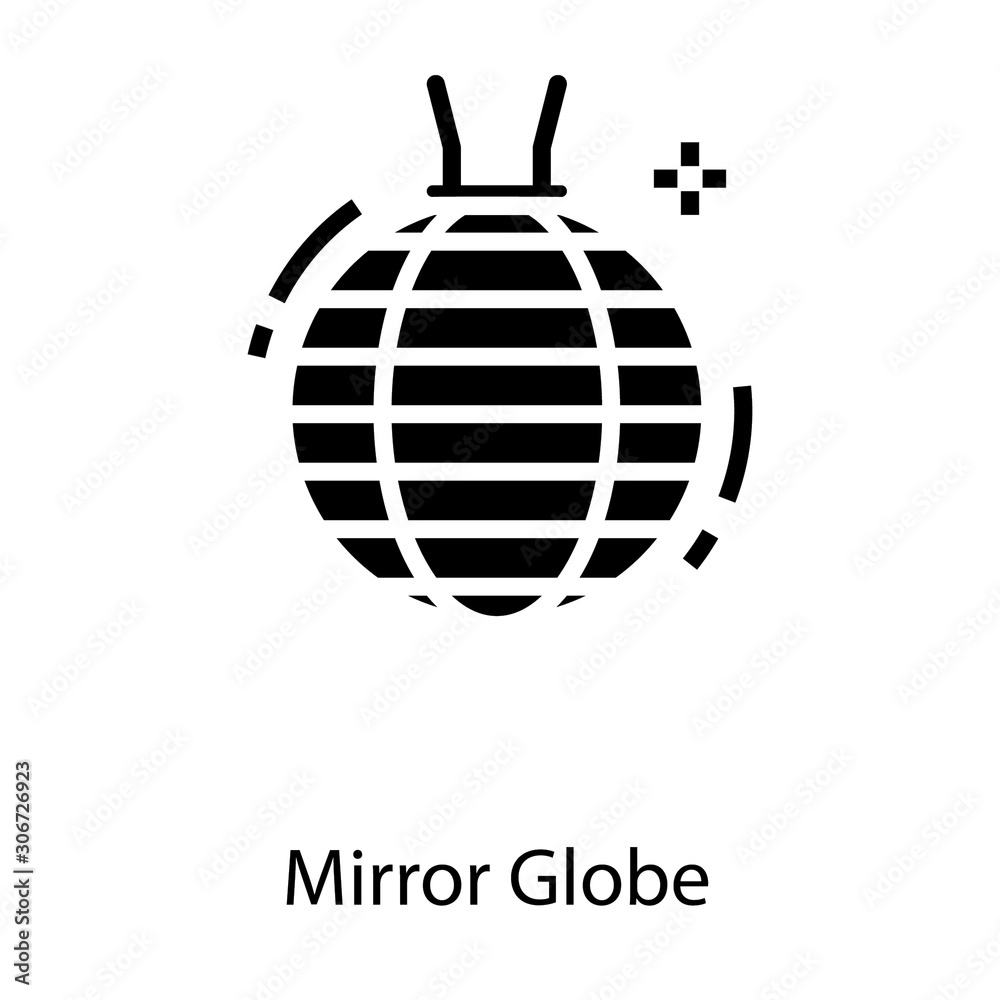 Canvas Prints  Mirror Globe Vector 