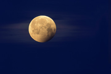 Fototapeta na wymiar Lunar eclipse Mondfinsternis