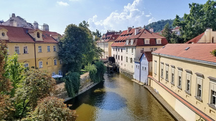 Fototapeta na wymiar Kampa in Old Prague, Czech Republic.