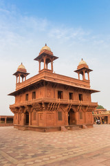 Diwan-i-Khas building in the ghost city Fatehpur Sikri in Agra, India