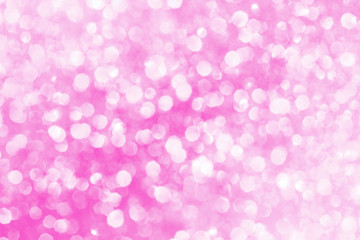 Defocused abstract pink shiny background. Abstract mint color background. Blur. Selective focus. Christmas background for design and text.