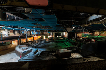 An abandoned discotheque somewhere in Italy