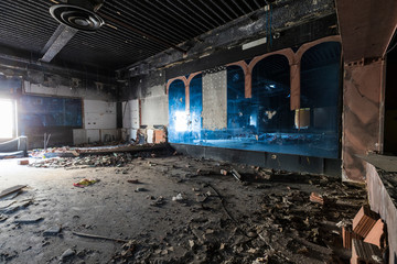 An abandoned discotheque somewhere in Italy