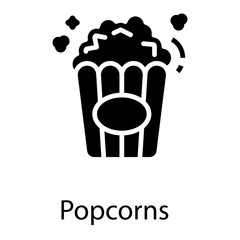  Cinema Popcorn Vector 