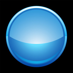 Blue chrome circle icon