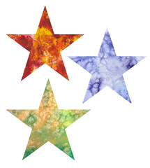 Obraz premium star holiday fireworks February 23 new year