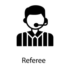  Referee Avatar Vector 