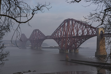 The Forth Bridge from South Queensferry, Edinburgh, Scotland