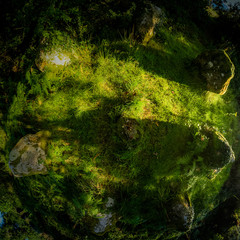 A stone circle named the seven sisters