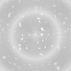 Halftone Pattern. Set of Dots. Dotted Texture on White Background. Overlay Grunge Template. Distress Linear Design. Fade Monochrome Points. Pop Art Backdrop.