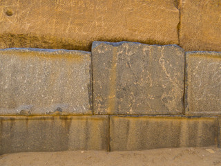 Megaliths of the Funerary Temple of Khafre, Giza necropolis, Cairo, Egypt