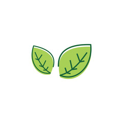 Obraz premium modern leaf group logo design