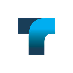 color t modern logo design