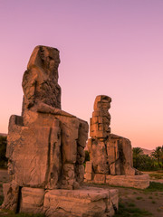 Colossi of Memnon, Mortuary Temple of Amenhotep III, Luxor, Egypt