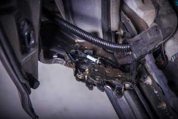 Fototapeta na wymiar details auto repair auto repair tools