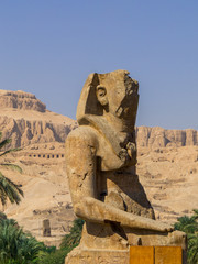 Royal Colossi, Mortuary Temple of Amenhotep III, Luxor, Egypt