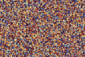 Colorful pattern with different shapes objects. Texture background for textile, print, paper, fabric background, wallpaper