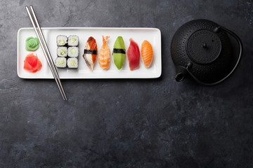 Japanese sushi set