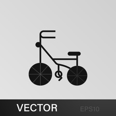 tricycle icon. Element of toys for mobile concept and web apps. Icon for website design and development, app development. Premium icon