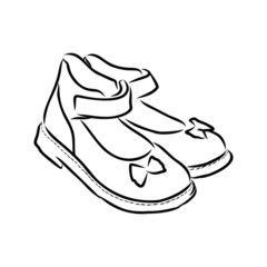 children shoes , baby vector sandals, boots