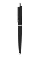 Black vector pen isolated on white background