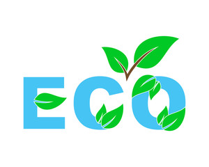 Eco Friendly Environment. Vector design element.