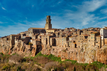 To outsiders, Pitigliano looks like a fairytale village, jetting from striking, wild ridges and surrounded by lush valleys carved by the Lente and Meleta rivers