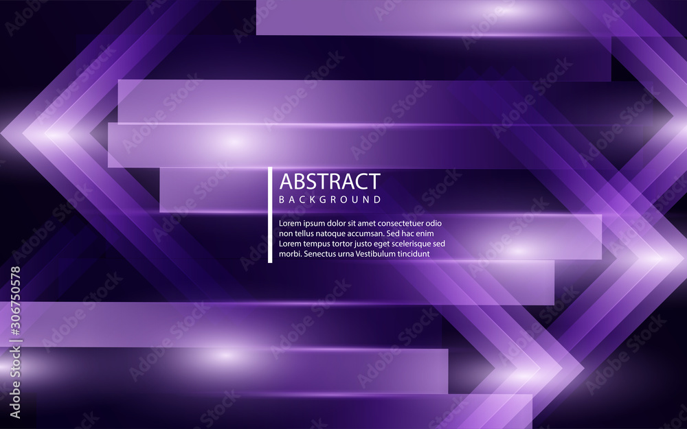 Fototapete Trendy gradient colors background with light shine element and arrow movement speed shapes. Minimal concept vector design for use wallpaper, theme, presentation, website, cover, banner