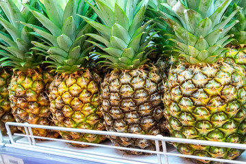 Fresh pineapple fruits ready for sale
