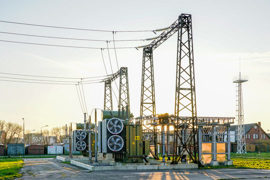 Electricity and power generation industry electric power transformation substation