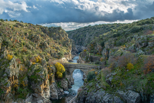 Lozoya River Canyon, Sierra Norte, Madrid, Spain