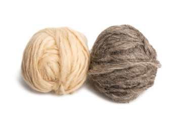 sheep yarn isolated © ksena32