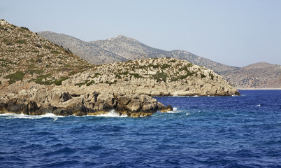 landscape near Ano Symi. Greece