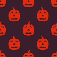 Halloween colorful seamless pattern