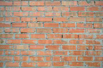 brick wall, panorama of masonry