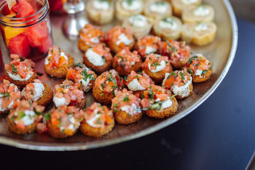 appetizers at a party
