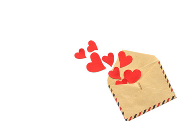 envelope with hearts