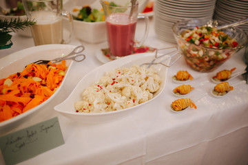 buffet at an event