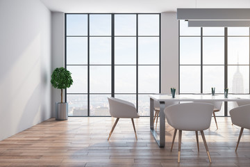 Contemporary conference room interior